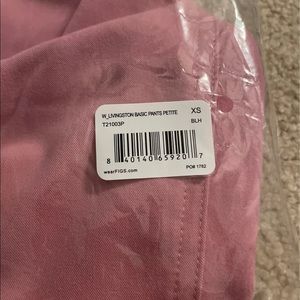 figs CHALK PINK  XS PETITE